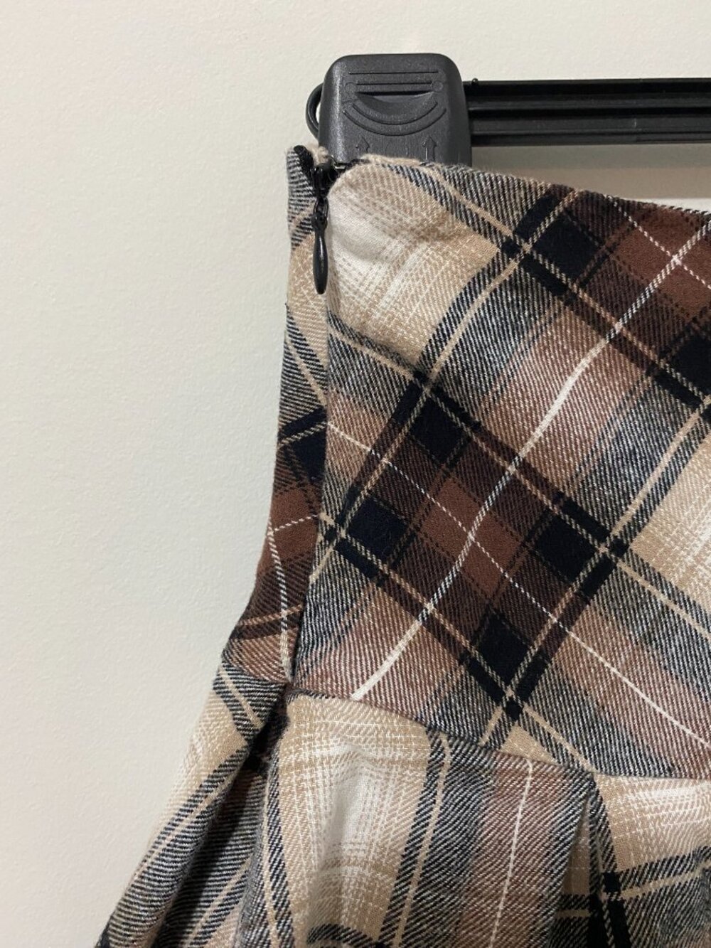 Y2K Style Micro Mini Skirt Plaid Preppy Fall Academia 90s Coquette Tartan Grunge - Picture 6 of 9